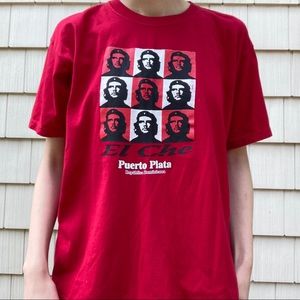 El Che Puerto Plata Che Guevara Red T-Shirt